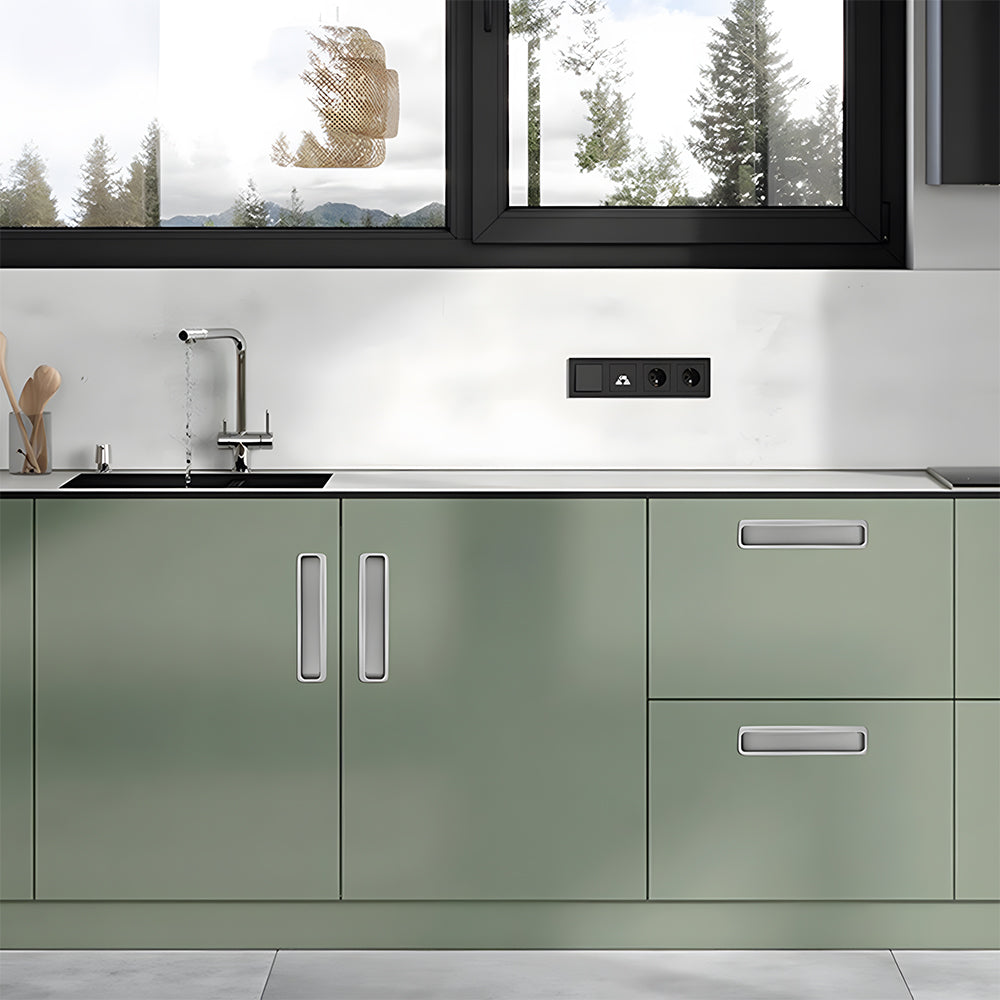 Modern Slotted Recessed Concealed Cabinet Handles