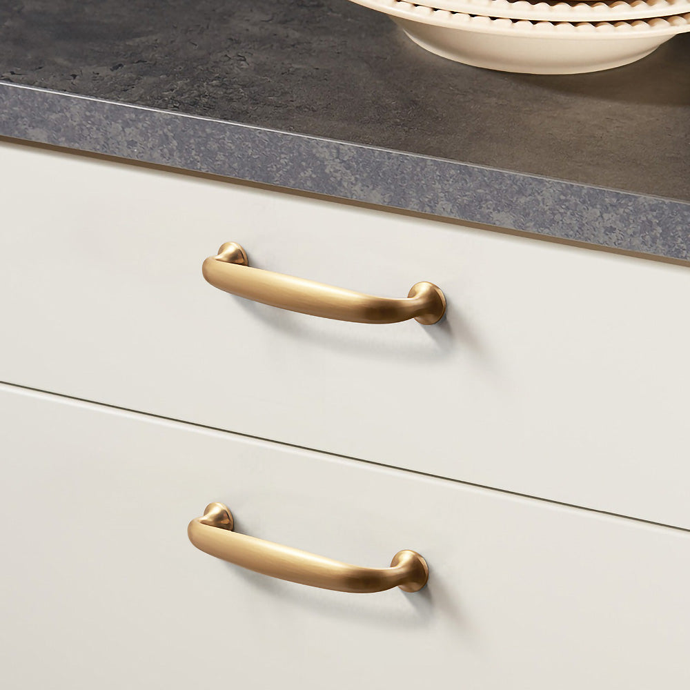 Minimalist Classic Smooth Kitchen Drawer Cabinet Handles