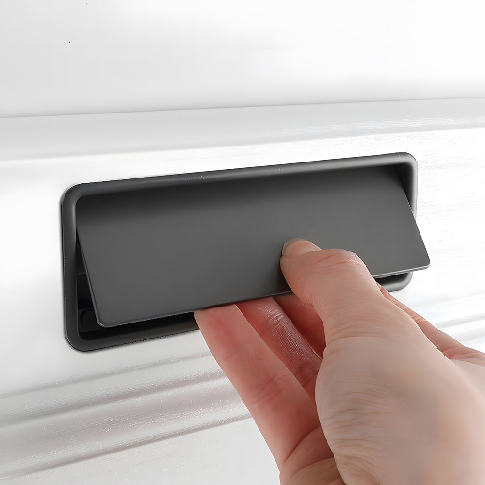 Simple Hidden Embedded Concealed Cabinet Handles