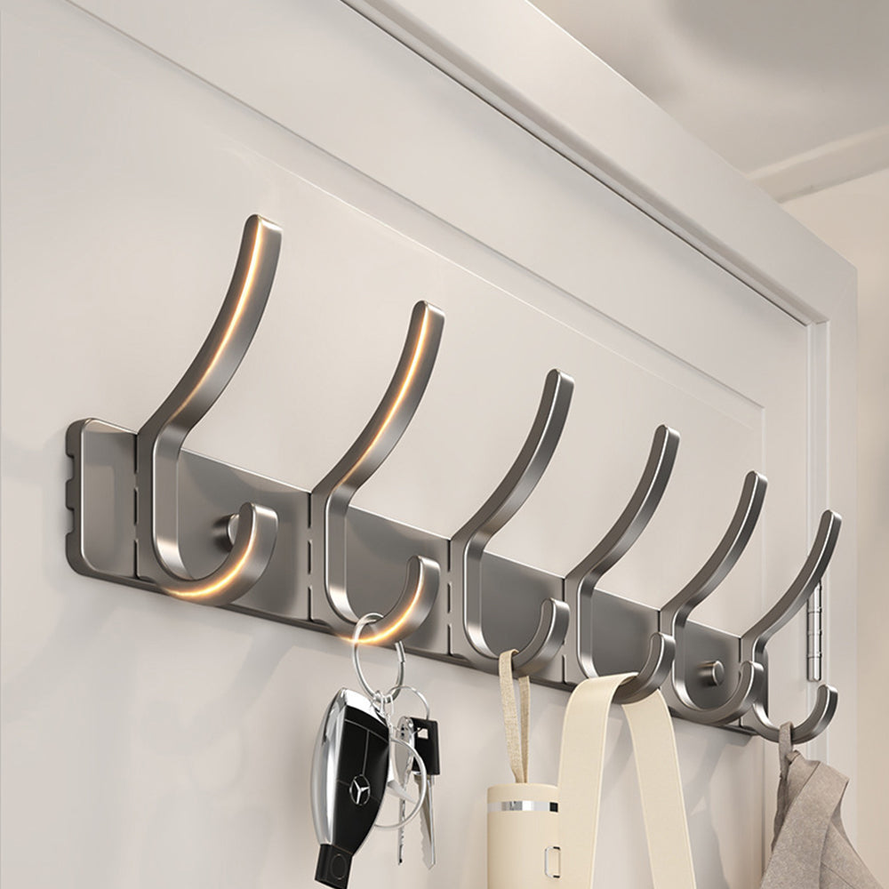 Bedroom Door Coat Storage Aluminum Alloy Wall Hook