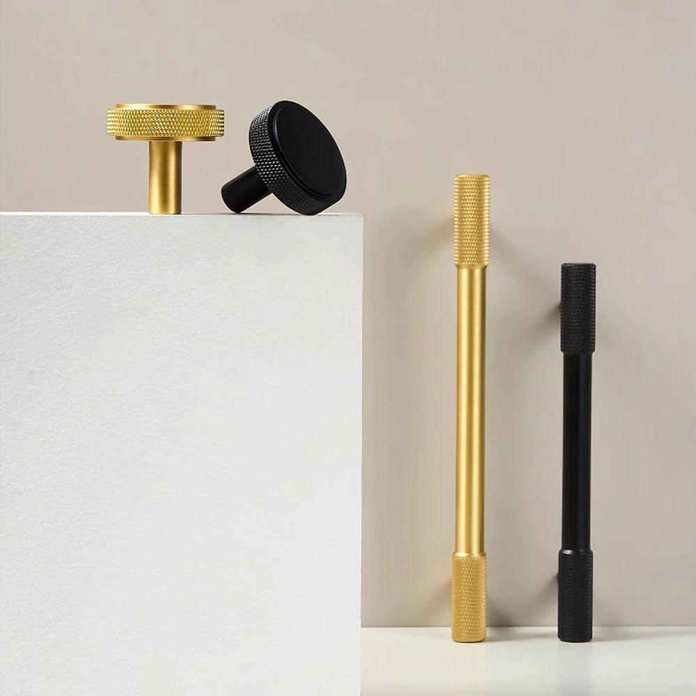 Gold Threaded Cabinet Handles