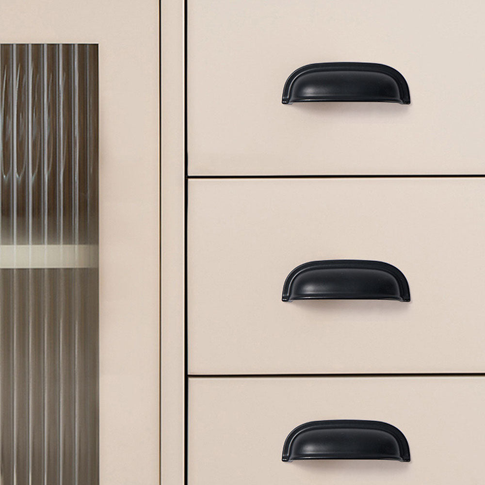 Classic Modern Zinc Alloy Kitchen Cabinet Drawer Cup Handles