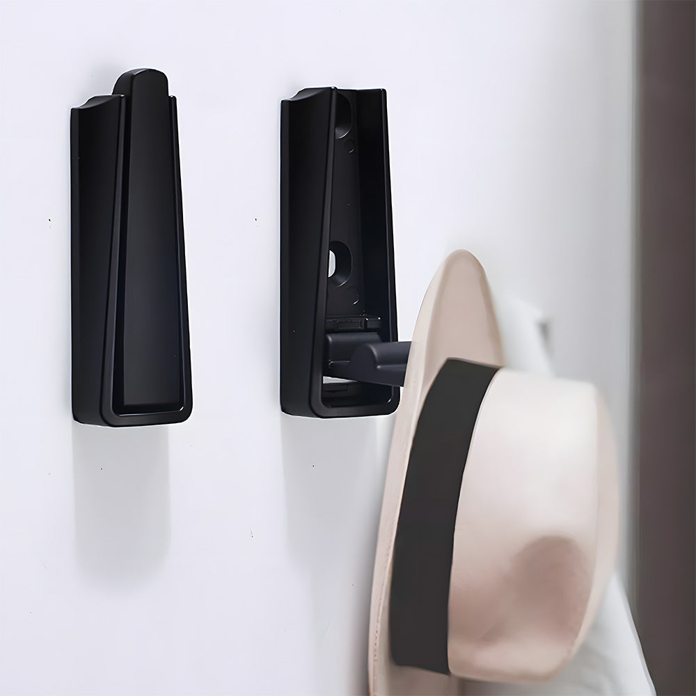 Hidden Bathroom Folding Wall Door Clothes Hook