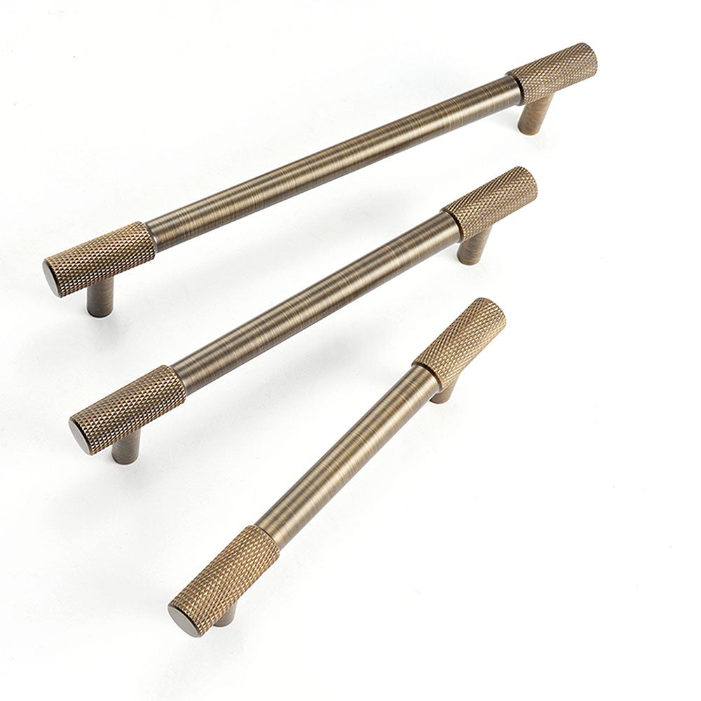 Gold Threaded Cabinet Handles