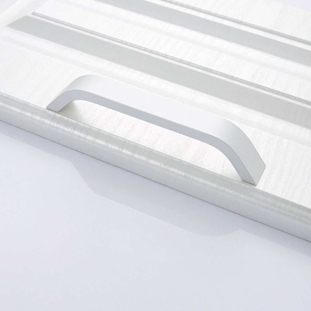 Minimalist Curved Aluminum Alloy Cabinet Drawer Handles