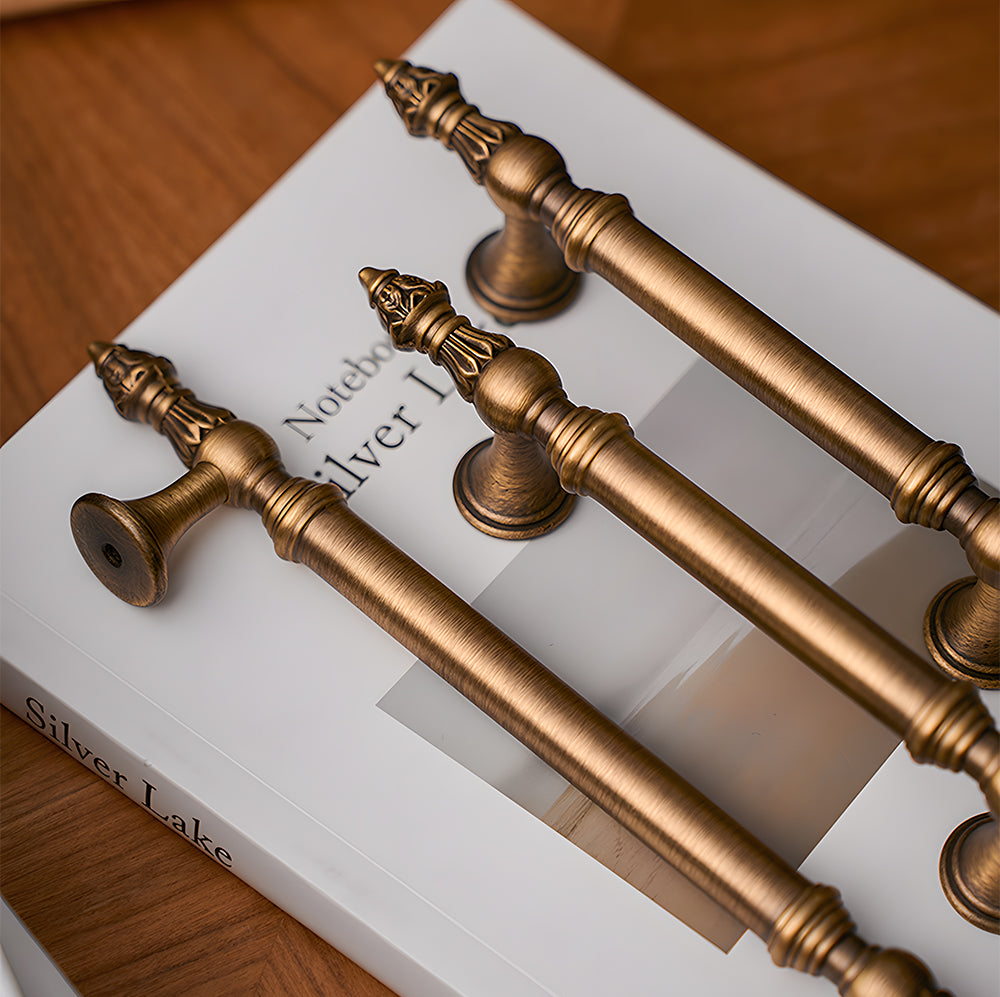 European Style Classical Brass Cabinet Door Handles
