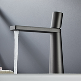 Waterfall Bathroom Basin Taps_Gunmetal Gray