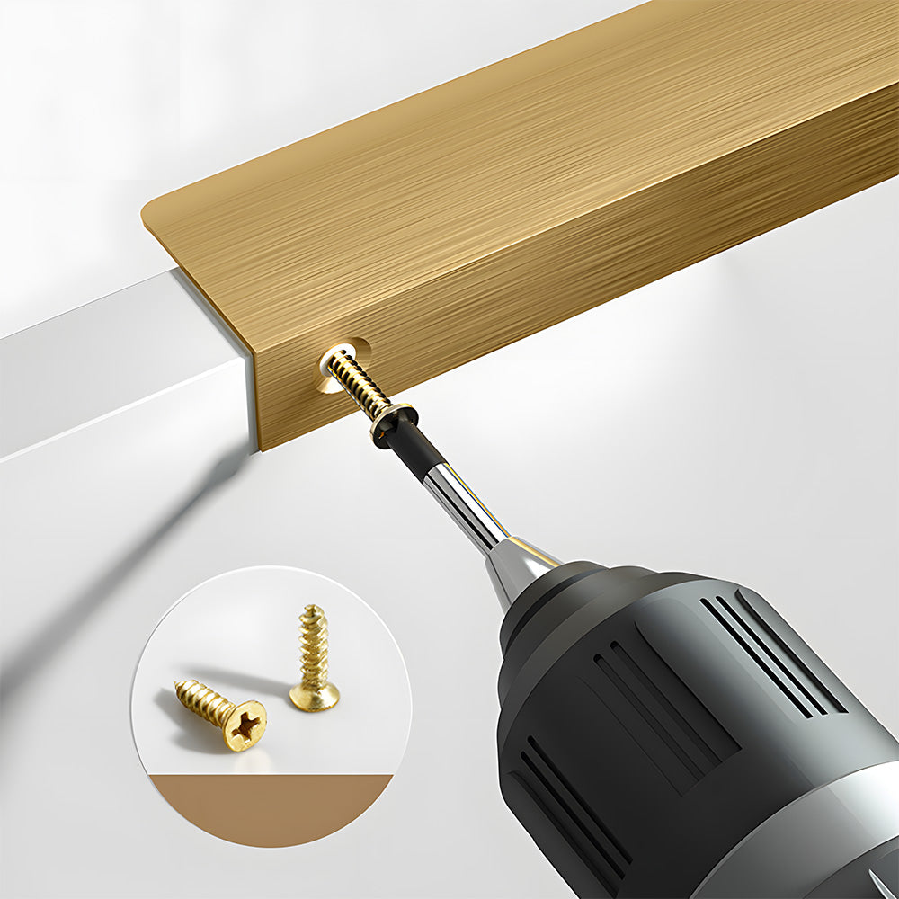 Simple Multicolored Invisible Cabinet Drawer Handles