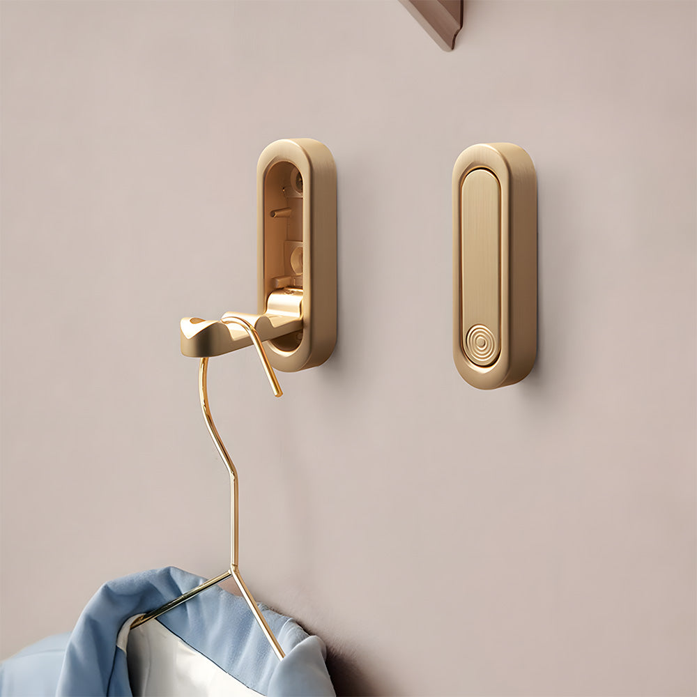 Invisible Foldable Coat Multi-Functional Single Hook For Bathroom