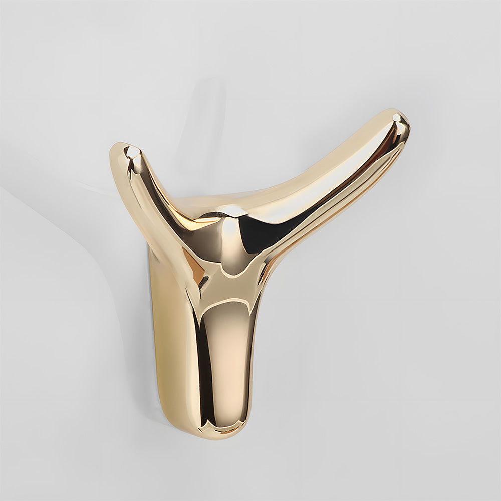 Modern Cute Metal Antler Coat Single Hook