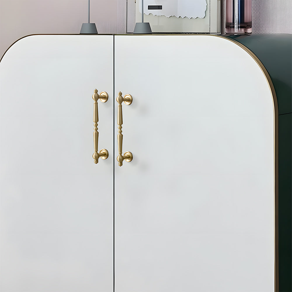 Vintage Simple Solid Brass Cabinet Handles