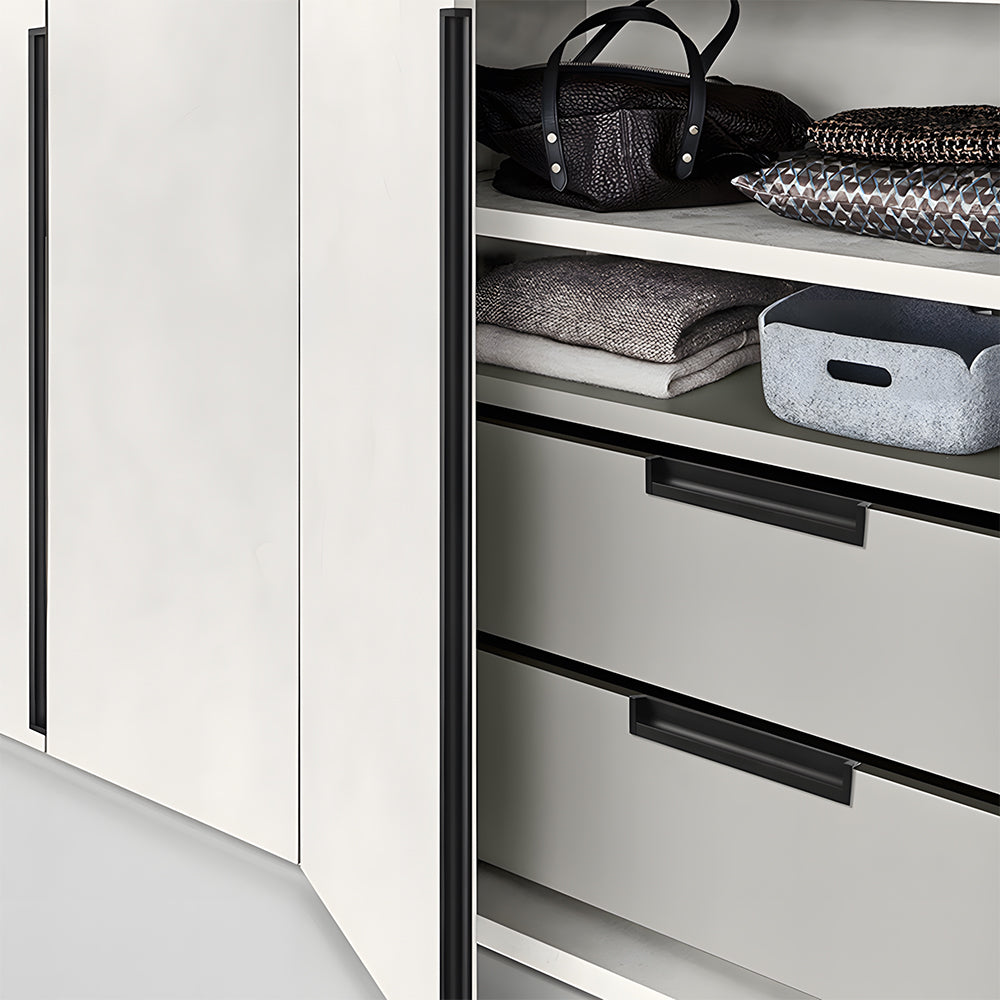 Minimalist Aluminum Alloy Flush Finger Edge Pulls