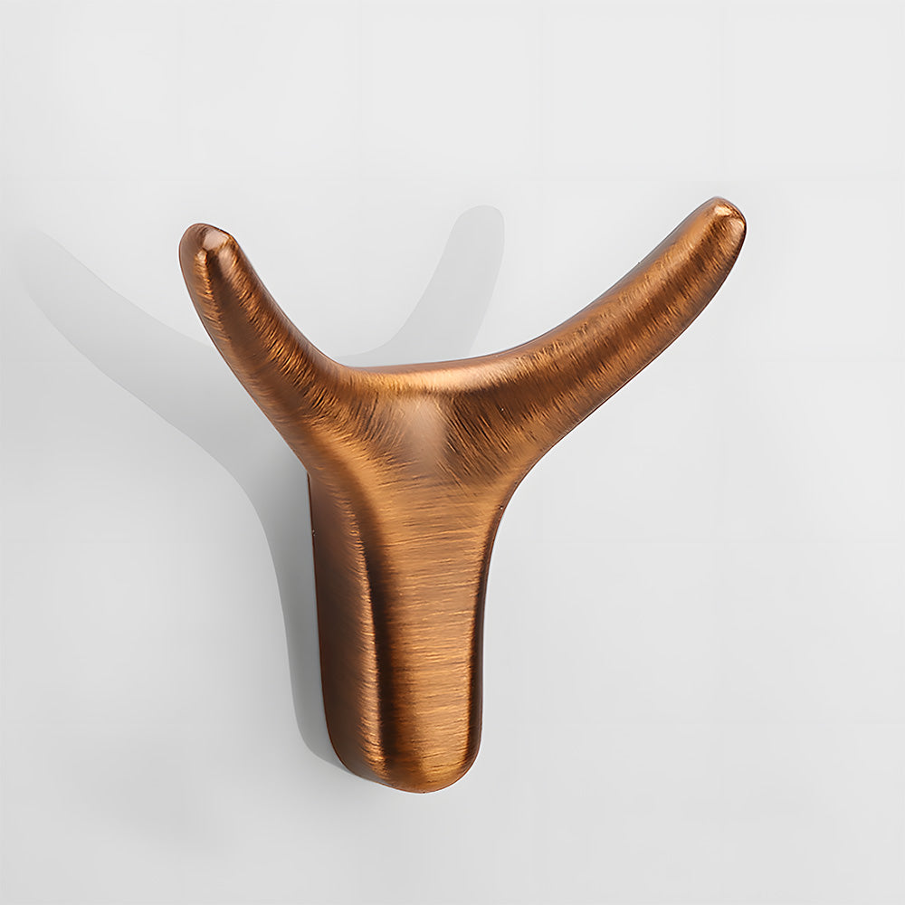 Modern Cute Metal Antler Coat Single Hook
