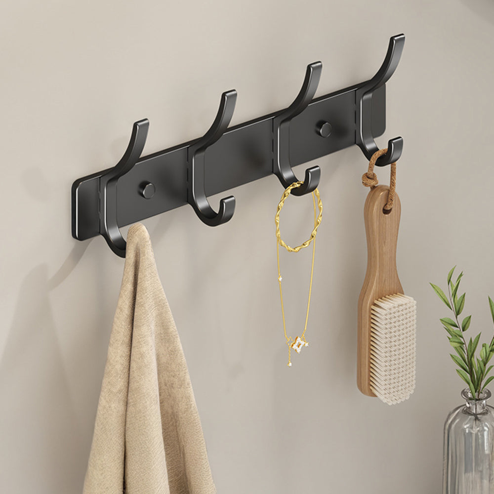 Bedroom Door Coat Storage Aluminum Alloy Wall Hook