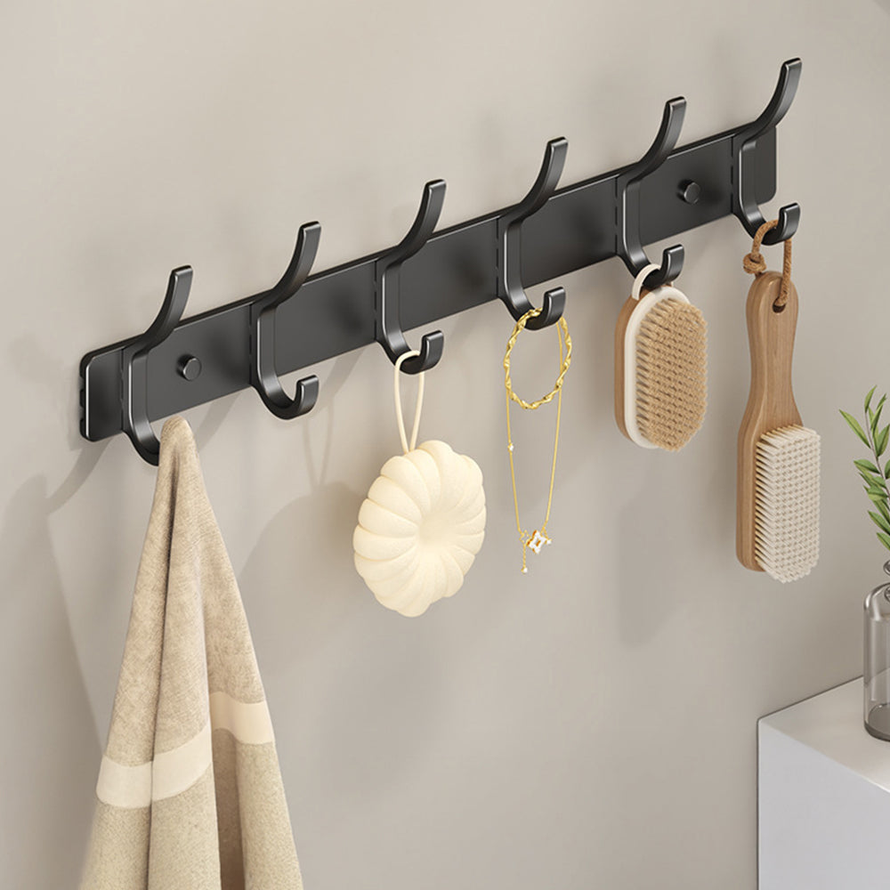 Bedroom Door Coat Storage Aluminum Alloy Wall Hook