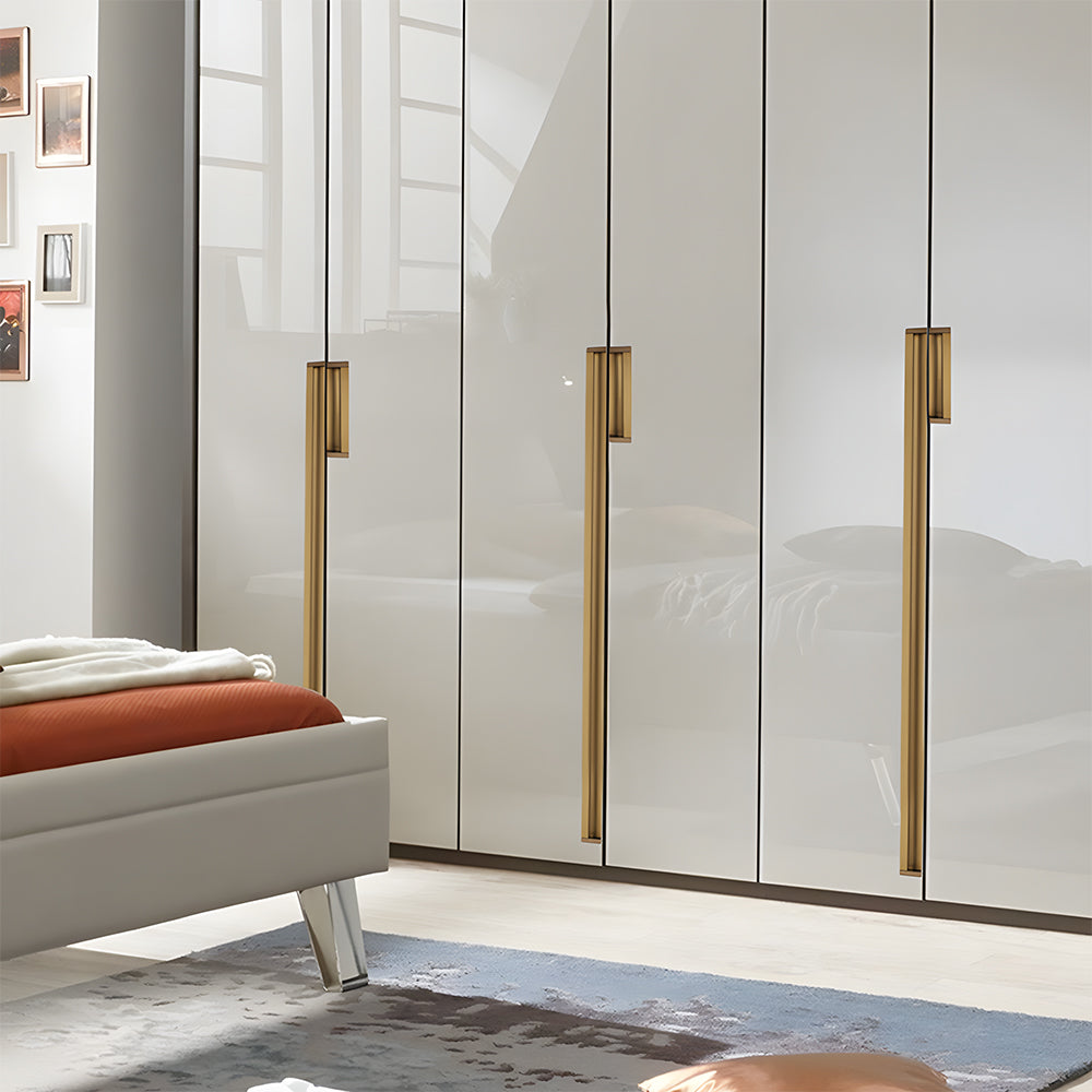 Minimalist Aluminum Alloy Flush Finger Edge Pulls