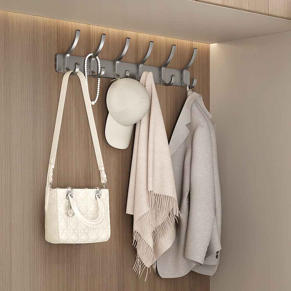 Bedroom Door Coat Storage Aluminum Alloy Wall Hook