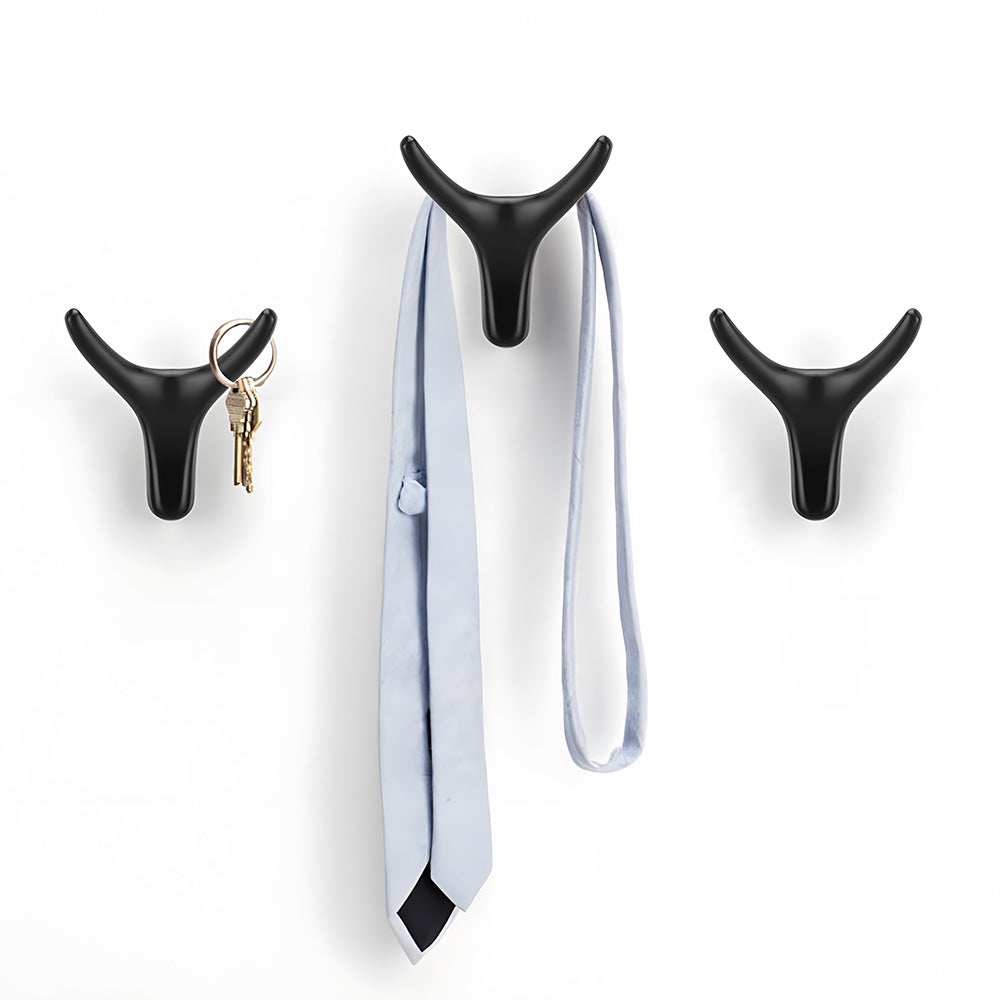 Modern Cute Metal Antler Coat Single Hook
