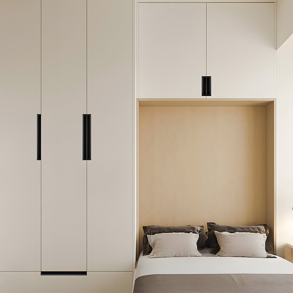 Modern Square Recessed Flush Finger Pulls for Cabinet