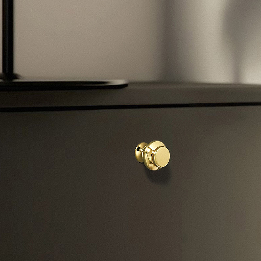 Simple Retro Gold Zinc Alloy Cabinet Handles And Drawer Knobs