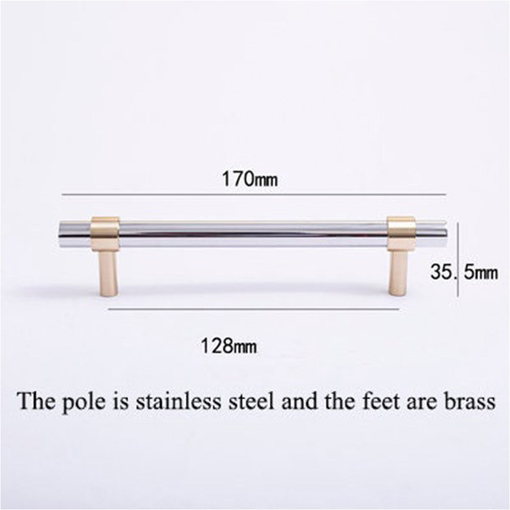 Modern Silver Drawer Handles Stainless Steel Cabinet Pulls