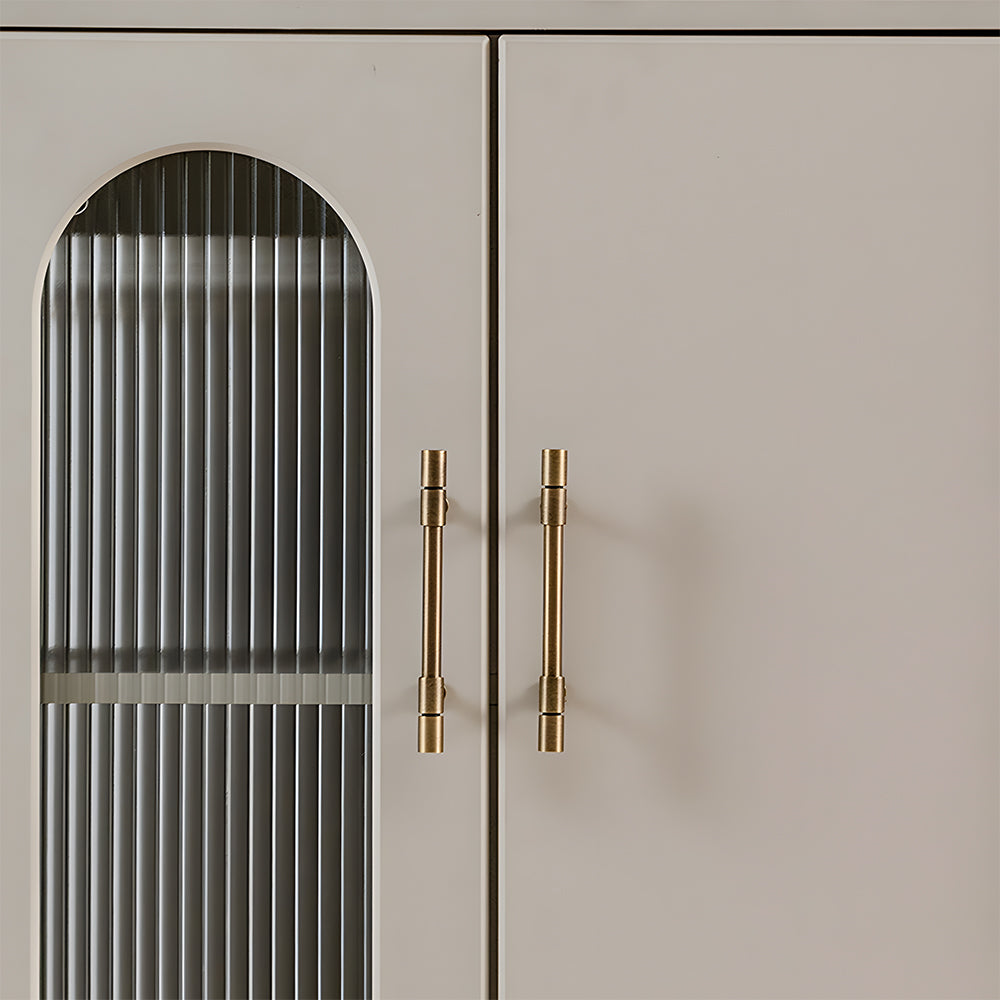 Vintage Bronze Brass Wardrobe Door T-shaped Handle