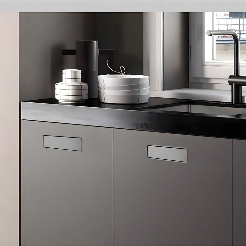 Simple Hidden Embedded Concealed Cabinet Handles