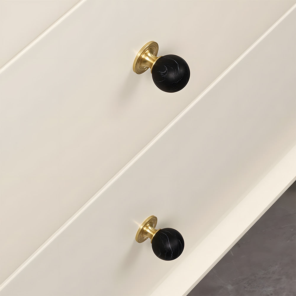Creative Brass Ball Cabinet Drawer Knobs