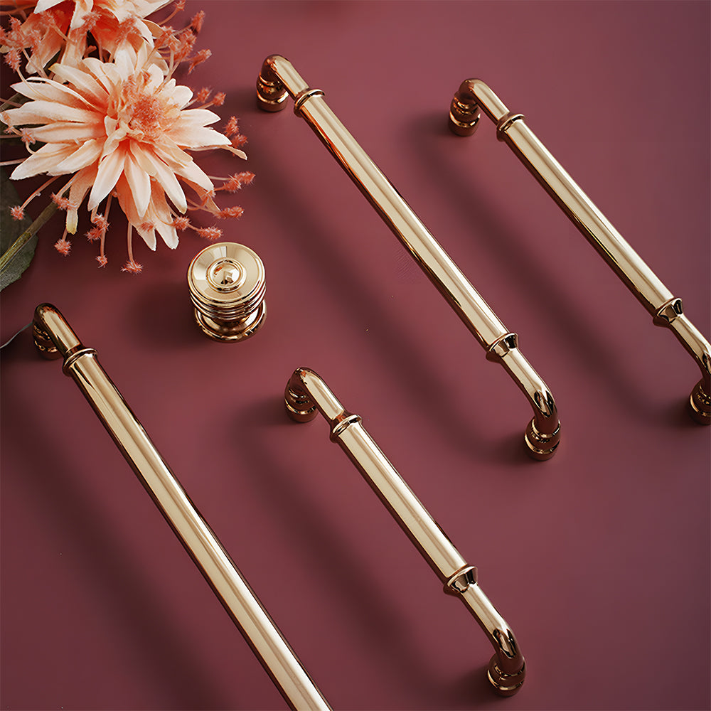 Luxury Brass Wardrobe Kitchen Handles And Knobs