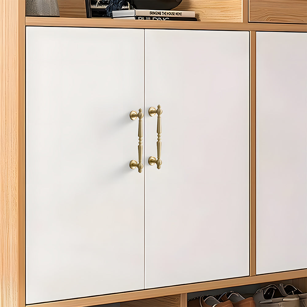 Vintage Simple Solid Brass Cabinet Handles