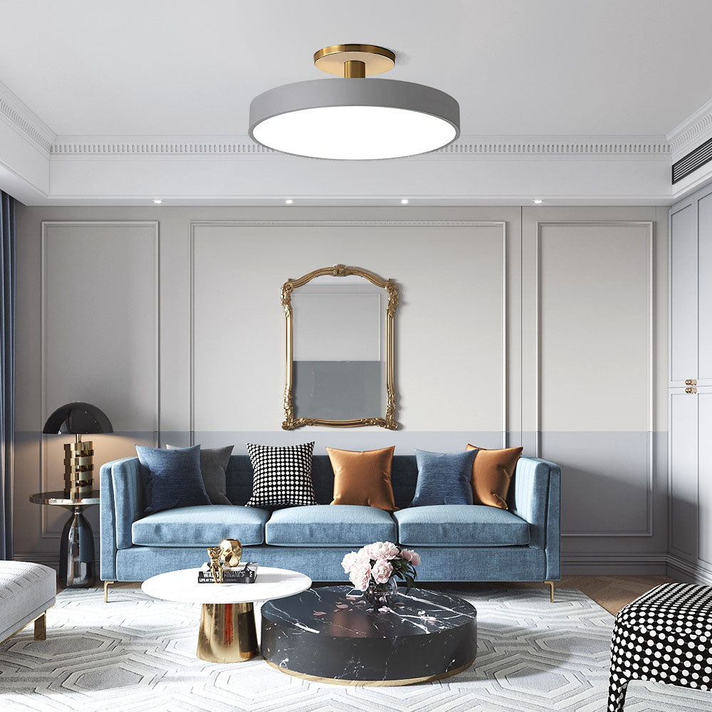 Modern Living Room Flush Mount Round Ceiling Lighting