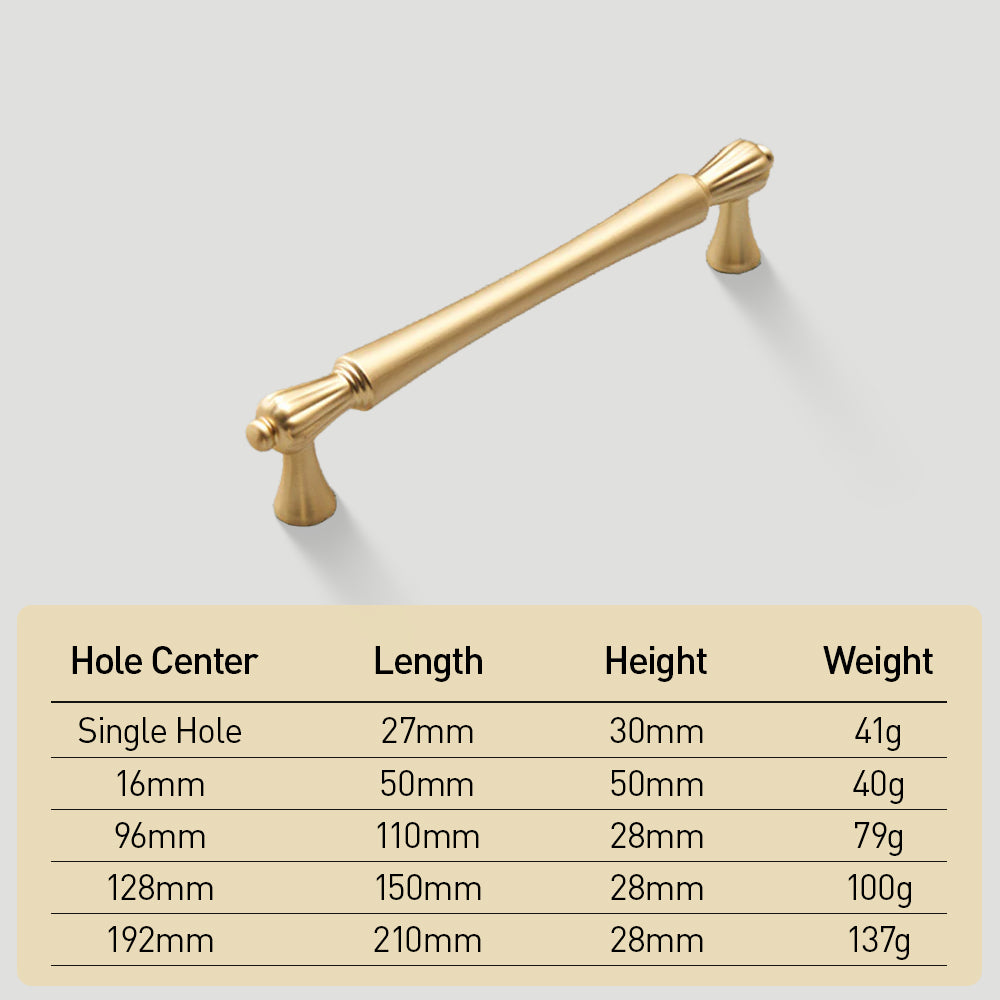 Modern Luxury Gold Cabinet Handles