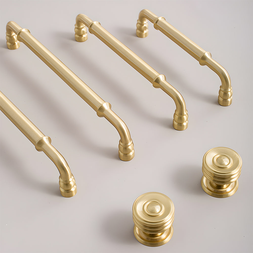 Luxury Brass Wardrobe Kitchen Handles And Knobs