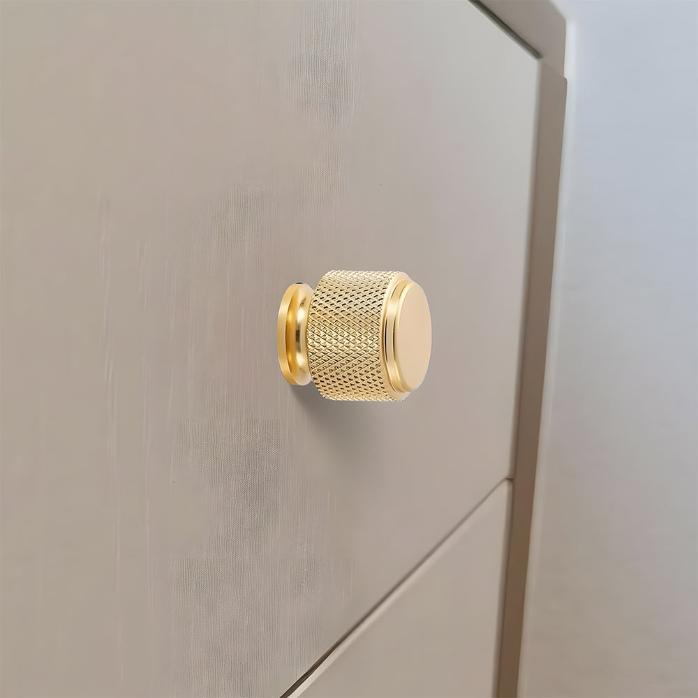 Aluminum Alloy Cabinet Doors Knurled Handles