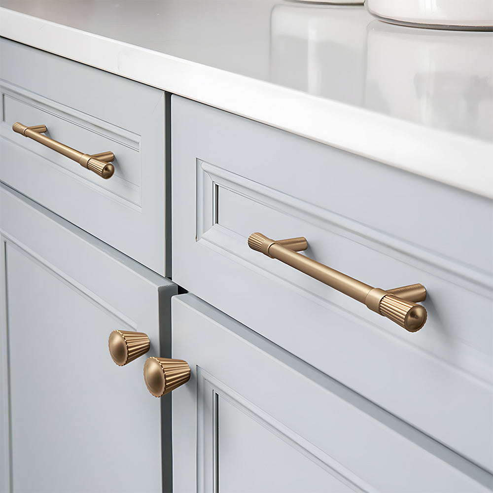 French Gold Wardrobe Door Drawer Handles