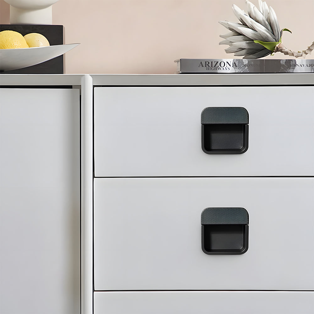 Stylish Metal Recessed Sliding Door Concealed Handles