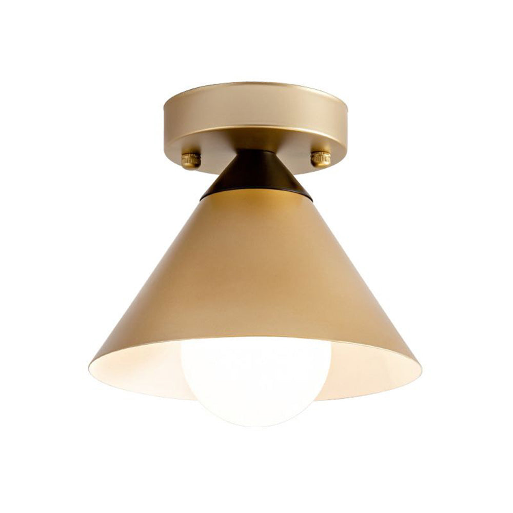 Modern Gold Flush Ceiling Light