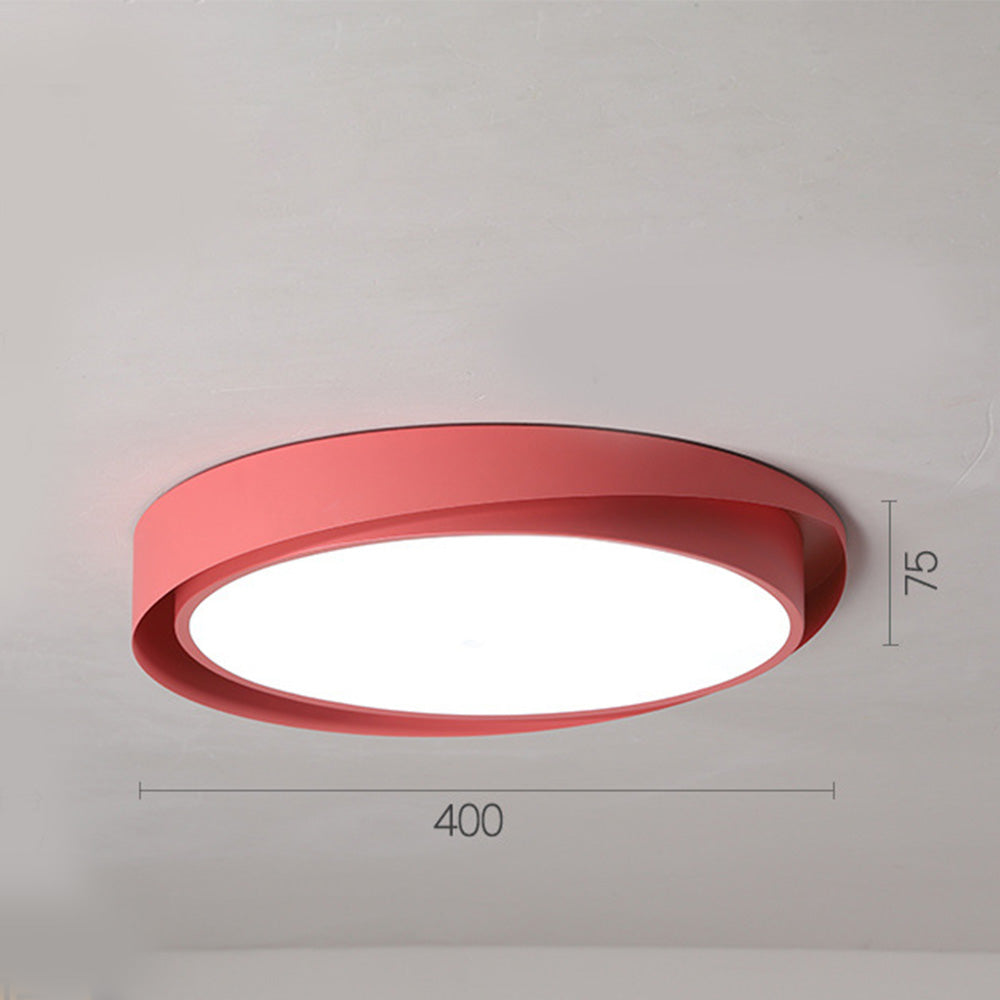 Colorful Contemporary Round LED Ceiling Lights