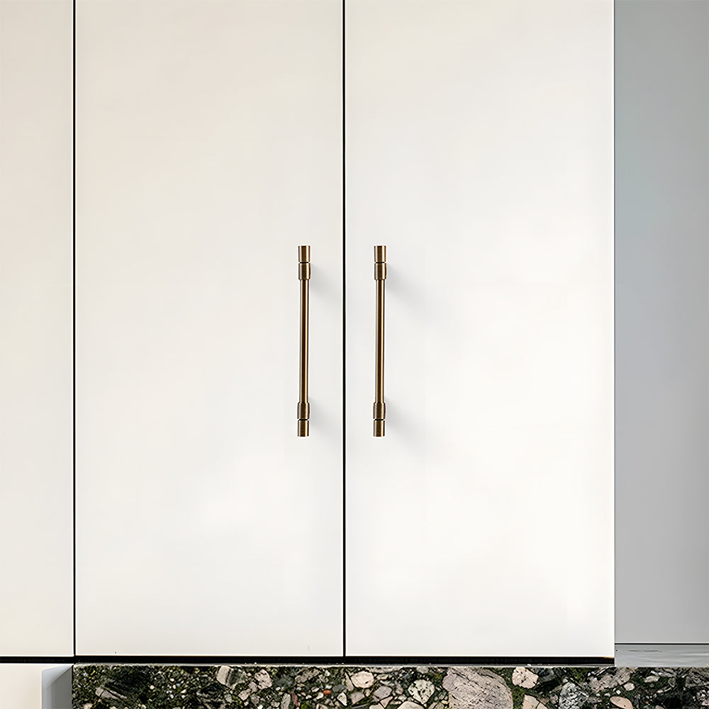 Vintage Bronze Brass Wardrobe Door T-shaped Handle