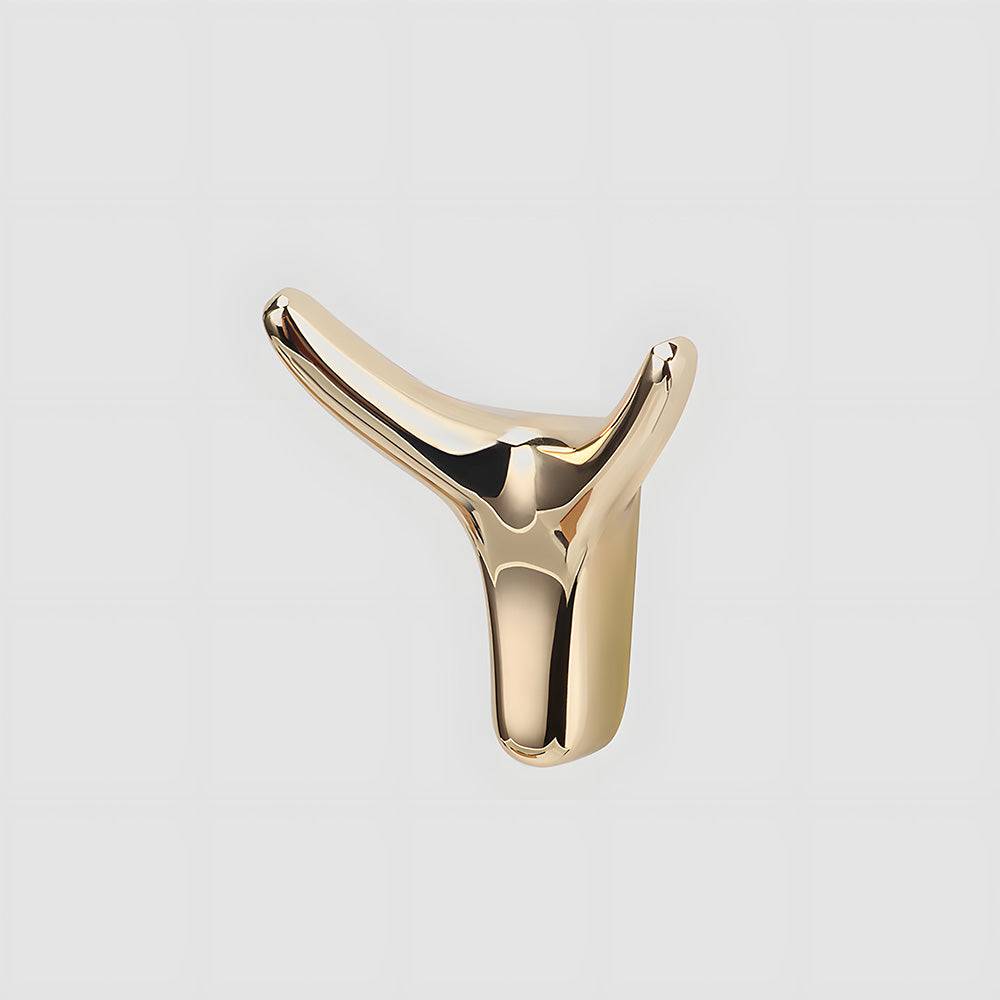 Modern Cute Metal Antler Coat Single Hook