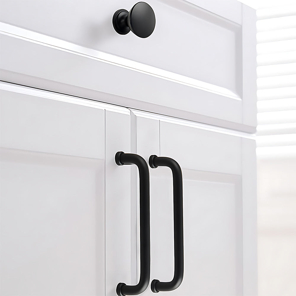 French Minimalist Rounded Arc Cabinet Handles