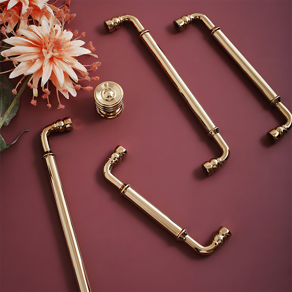 Luxury Brass Wardrobe Kitchen Handles And Knobs