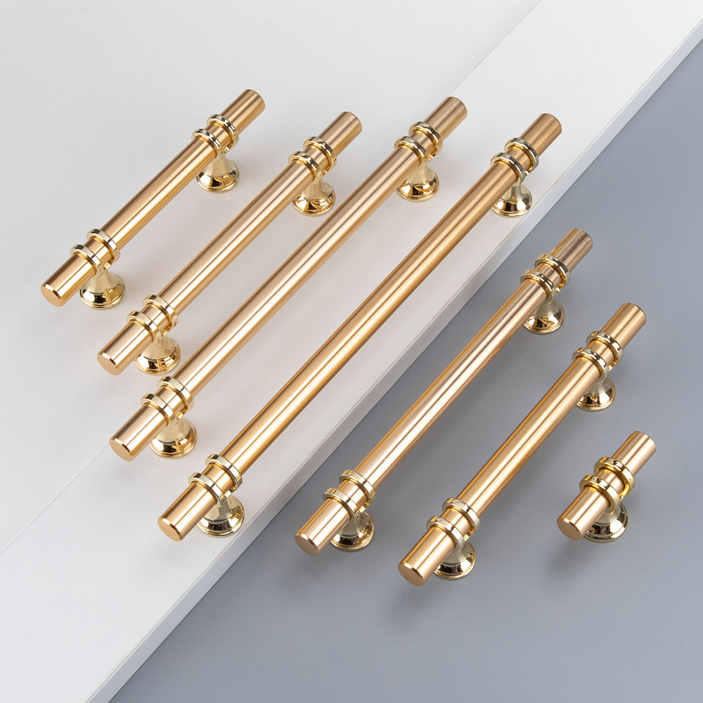 Zinc Alloy Gold Kitchen Cabinet Door Handles