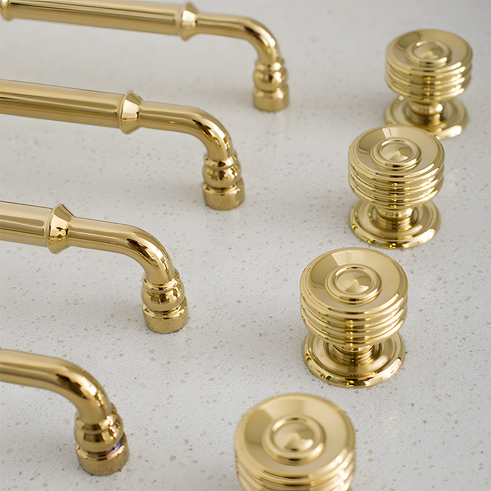 Luxury Brass Wardrobe Kitchen Handles And Knobs