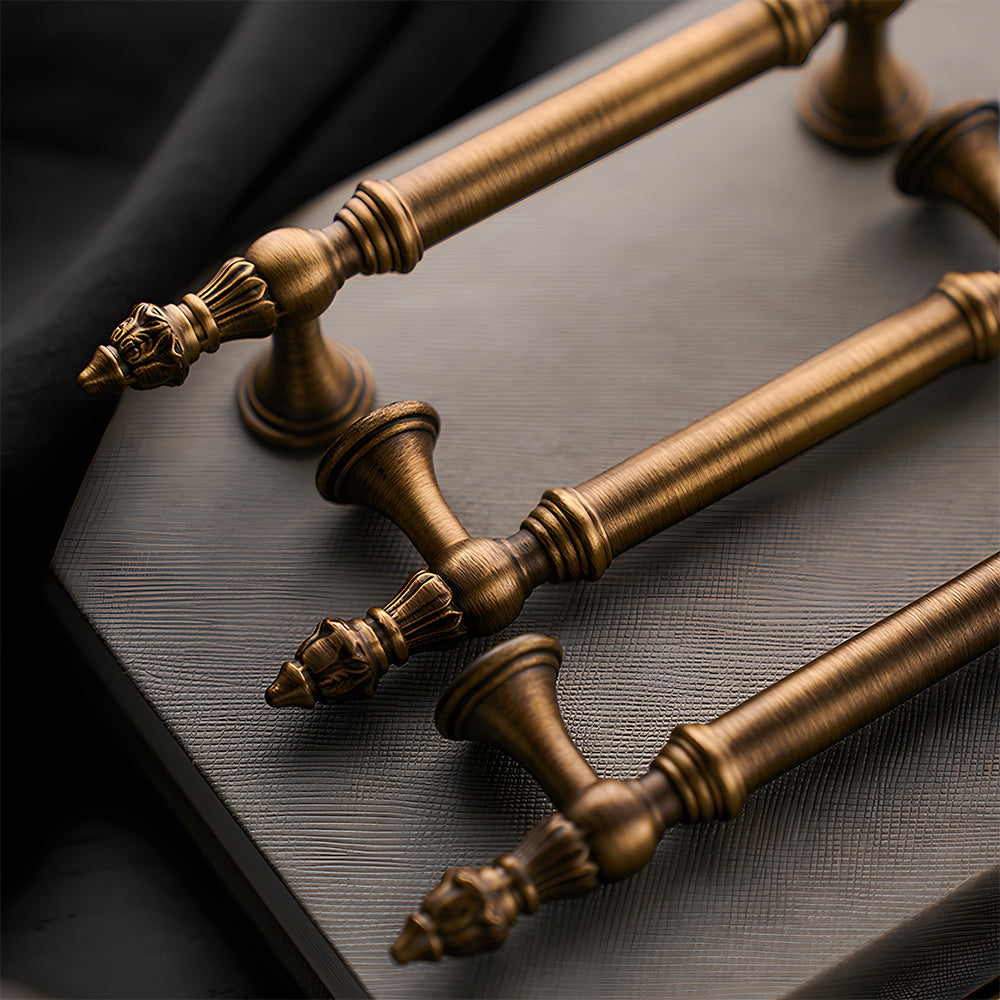 European Style Classical Brass Cabinet Door Handles