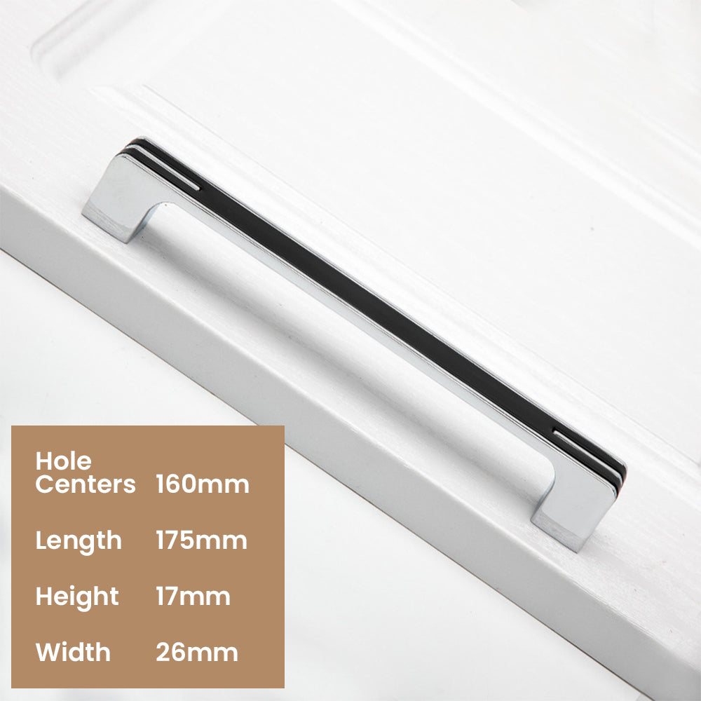 Modern Unique Chrome Kitchen Cabinet Handles