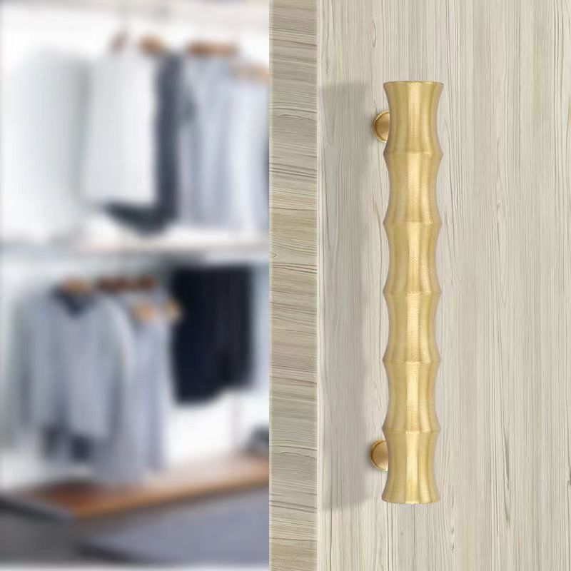 Brass Bamboo Cabinet Handles