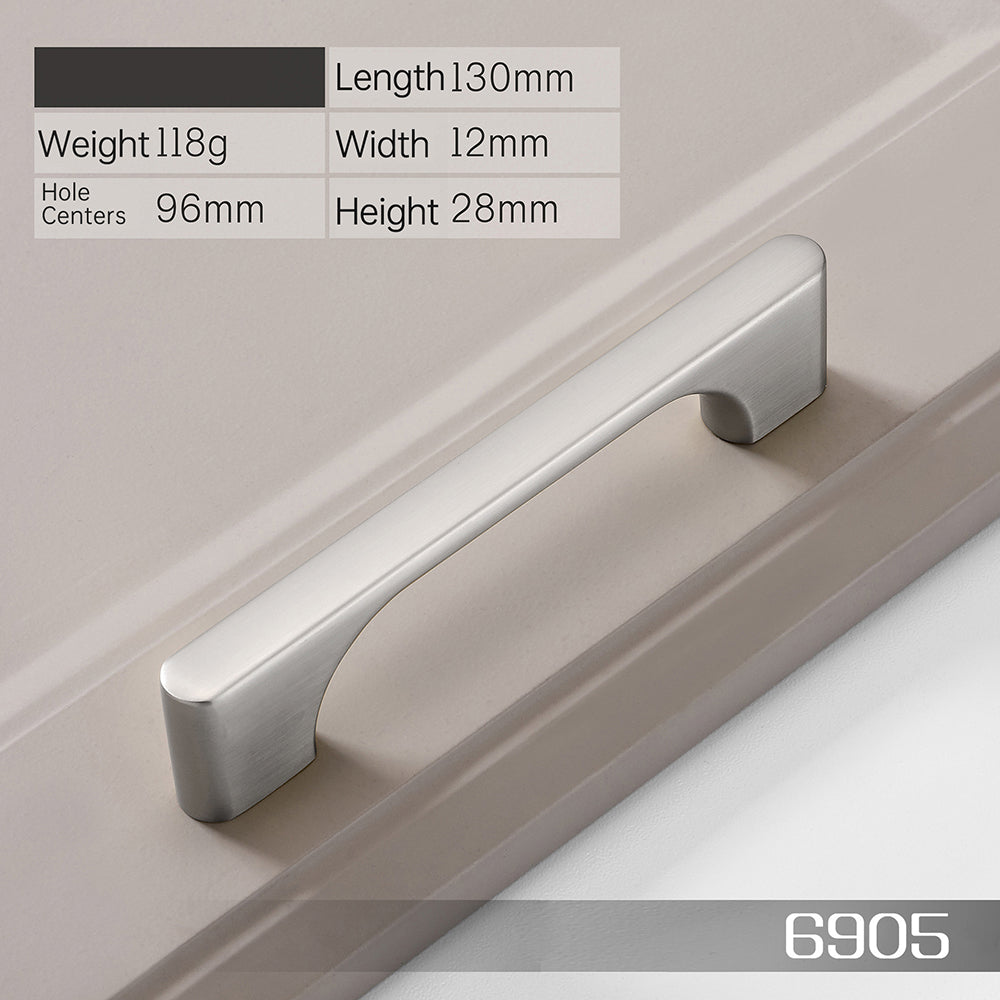 Arched Zinc Alloy Drawer Kitchen Cabinet Handle