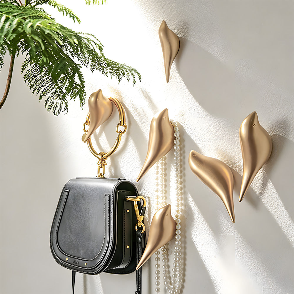 Decorative Bird Shaped Resin Wall Hook