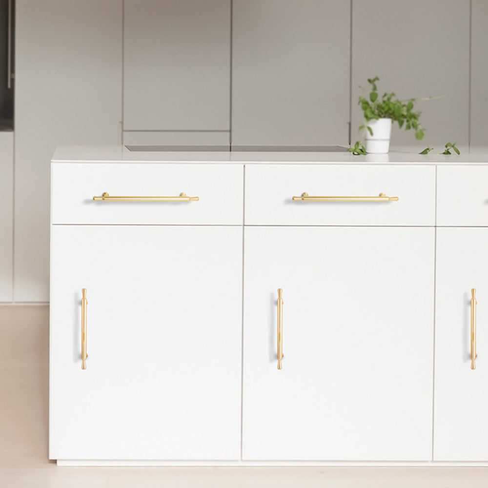 Simple European Modern Round Stick Cabinet Handle